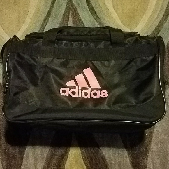 small pink gym bag